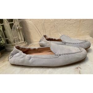 Taryn Rose “Kristine” baby blue suede Loafers Sz 9